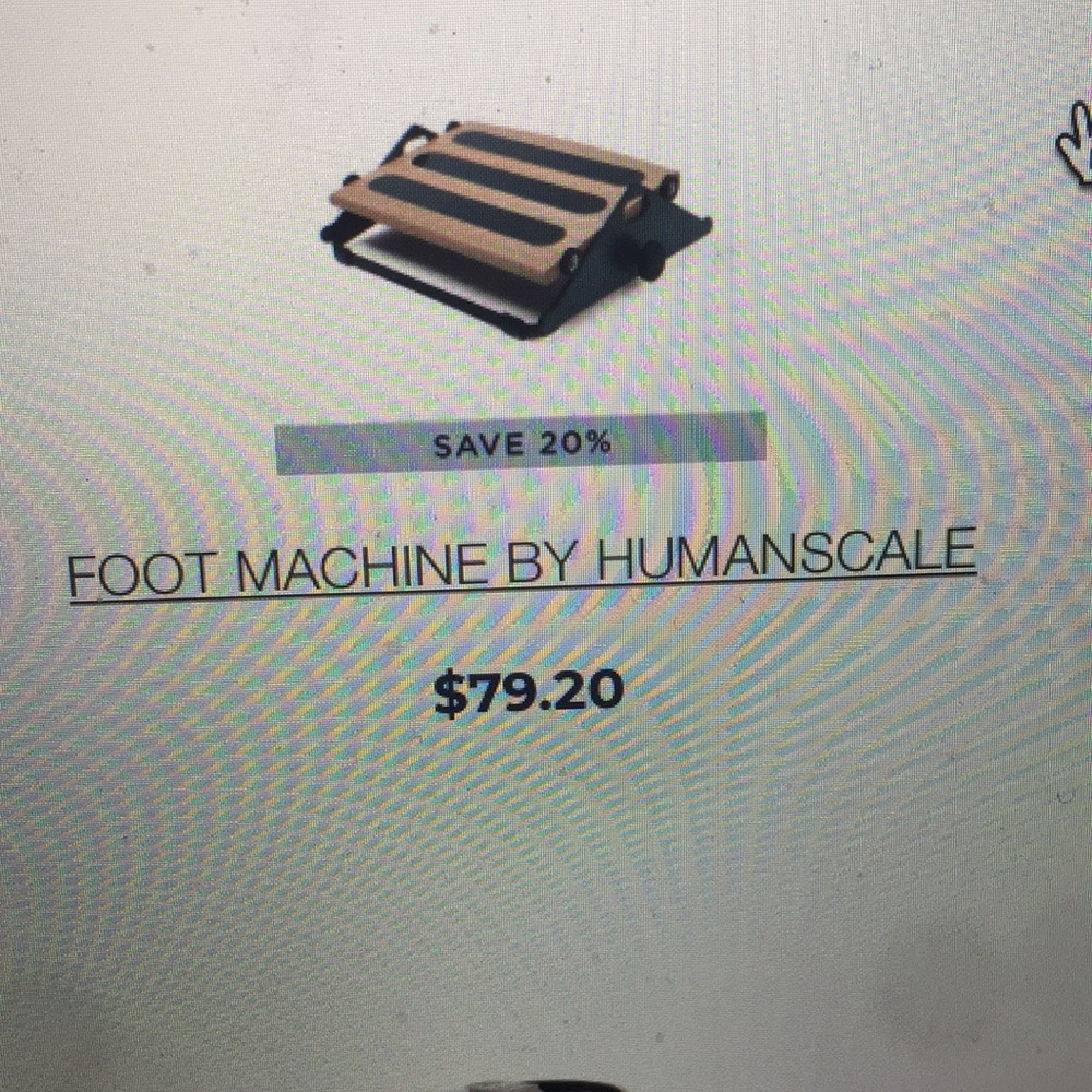 Foot machine by human scale!